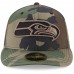 Men's Seattle Seahawks New Era Woodland Camo Low Profile 59FIFTY Fitted Hat 2533967